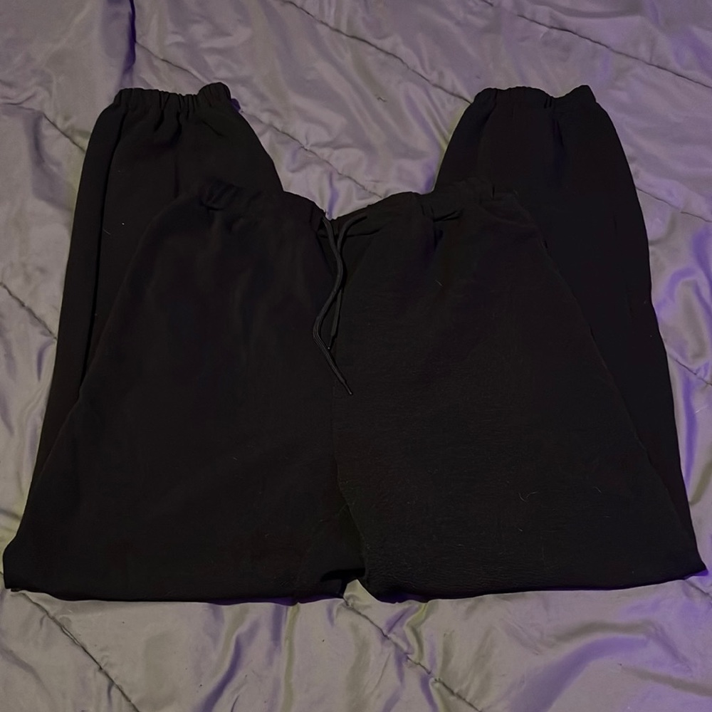 Black joggers